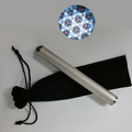 Satin Nickel Plated 5 Inch Kaleidoscope with Velvet Pouch